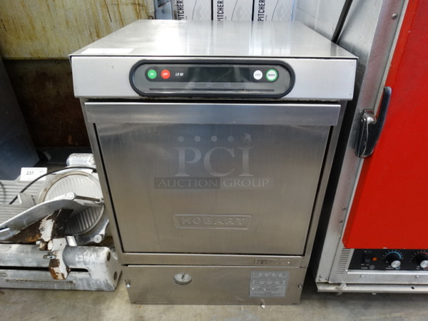 BEAUTIFUL! Hobart Model LX40H Stainless Steel Commercial Undercounter Dishwasher. 120/208 Volts, 1 Phase. 24x26x34