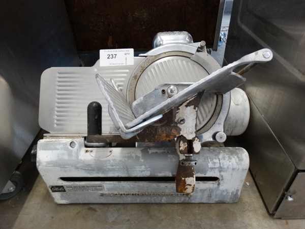 GREAT! Globe Stainless Steel Commercial Countertop Meat Slicer w/ Blade Sharpener. 24x20x20. Tested and Working!