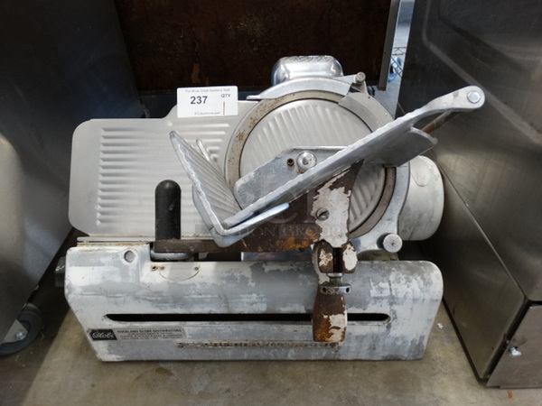 GREAT! Globe Stainless Steel Commercial Countertop Meat Slicer w/ Blade Sharpener. 24x20x20. Tested and Working! - Image 1 of 5