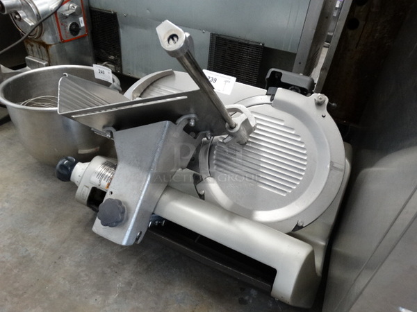 SWEET! Hobart Stainless Steel Commercial Countertop Meat Slicer w/ Blade Sharpener. 24x24x26. Tested and Working! - Image 4 of 6