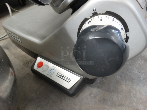 SWEET! Hobart Stainless Steel Commercial Countertop Meat Slicer w/ Blade Sharpener. 24x24x26. Tested and Working! - Image 5 of 6