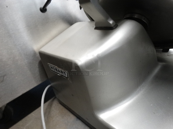 SWEET! Hobart Stainless Steel Commercial Countertop Meat Slicer w/ Blade Sharpener. 24x24x26. Tested and Working! - Image 6 of 6