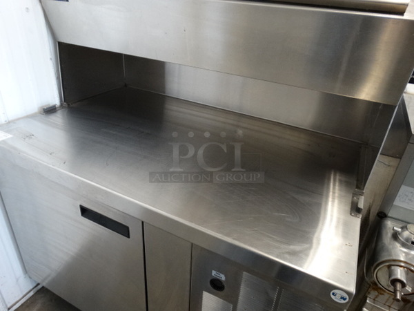SWEET! LATE MODEL! Delfield Stainless Steel Commercial Prep Station w/ Lower Door and 2 Lids on Commercial Casters. 47x32x56. Cannot Test Due To Cut Power Cord - Image 7 of 8