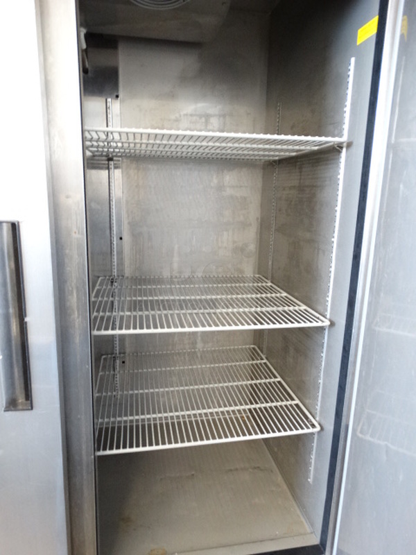 WOW! Argus Model EDRF-49 Stainless Steel Commercial 2 Door Reach In Freezer on Commercial Casters. 115 Volts, 1 Phase. 54x32x85. Tested and Working! - Image 6 of 7
