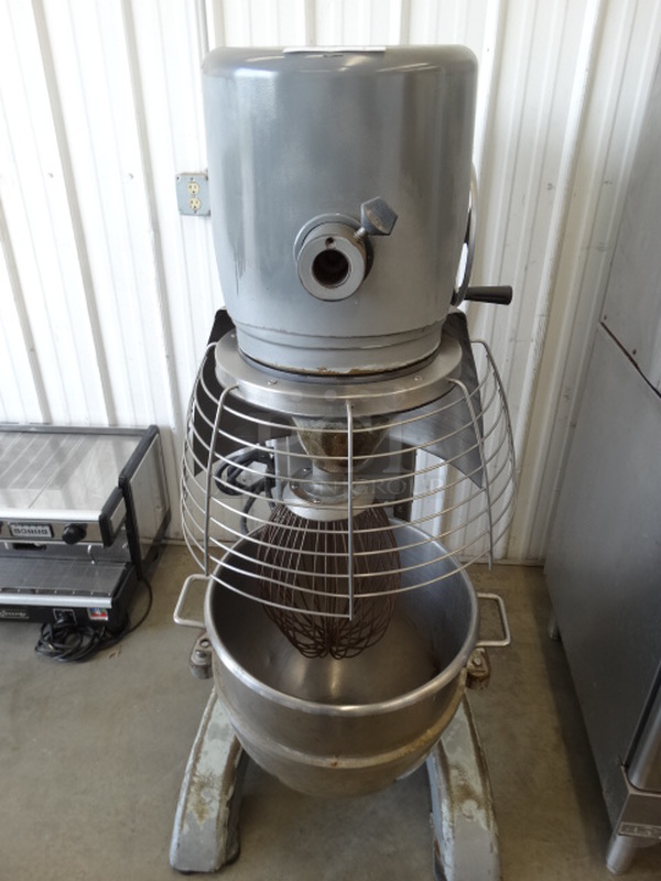 SWEET! Berkel Model FMS60 Metal Commercial Floor Style 60 Quart Planetary Mixer w/ Stainless Steel Mixing Bowl, Bowl Guard and Whisk Attachment. 380-460 Volts, 3 Phase. 24x44x62 - Image 5 of 8