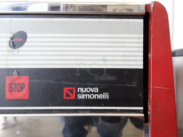 BEAUTIFUL! Nuova Simonelli Stainless Steel Commercial Countertop 2 Group Espresso Machine w/ Steam Wand. 30x20x21 - Image 6 of 7