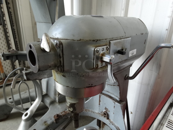 GREAT! Hobart Model A-200 Metal Commercial 20 Quart Planetary Mixer w/ Whisk, Paddle and Dough Hook Attachments. 115 Volts, 1 Phase. 16x19x31. Cannot Test Due To Cut Power Cord - Image 2 of 7