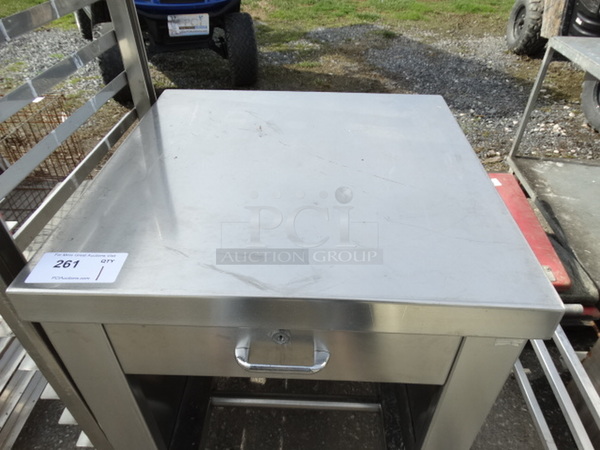 Stainless Steel Commercial Table w/ Drawer. 24x24x36 - Image 2 of 4