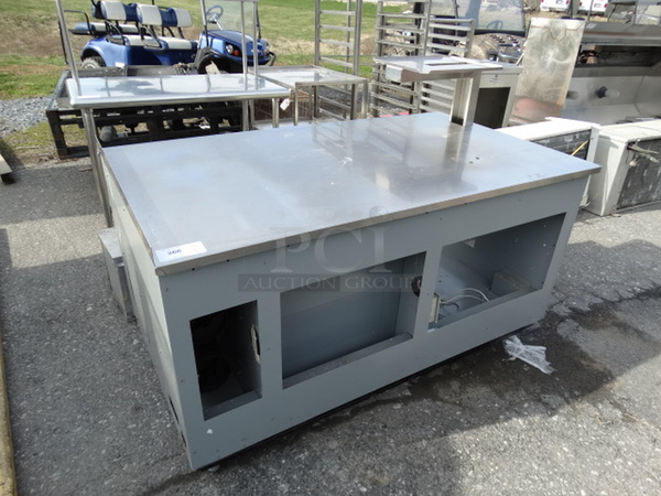 Duke Stainless Steel Commercial Cashier Station of Sandwich Make Line. 61x34x46 - Image 2 of 7