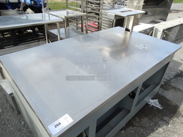 Duke Stainless Steel Commercial Cashier Station of Sandwich Make Line. 61x34x46 - Image 3 of 7