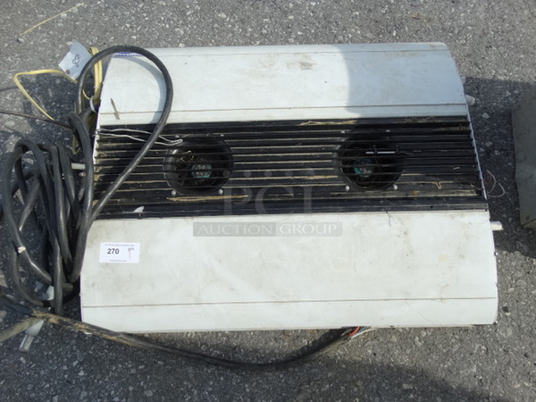 Carrier Transicold Metal Commercial Refrigeration Attachment for Reefer Trailer. 41x35x8. Goes GREAT w/ Item 265! - Image 1 of 5
