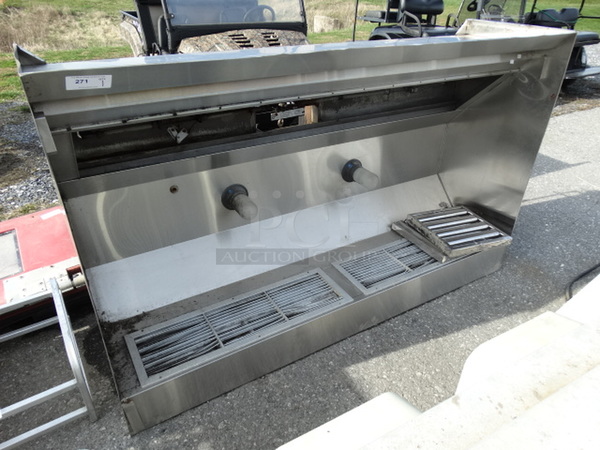 SWEET! 7' Stainless Steel Commercial Return Air Grease Hood. 84x25x51 - Image 2 of 5