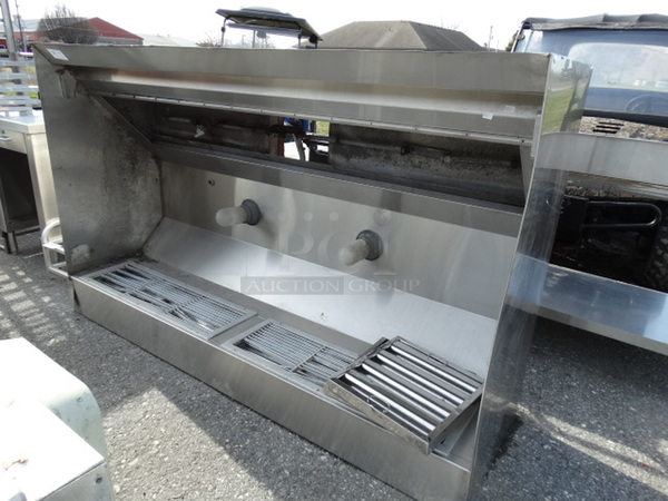 SWEET! 7' Stainless Steel Commercial Return Air Grease Hood. 84x25x51 - Image 4 of 5