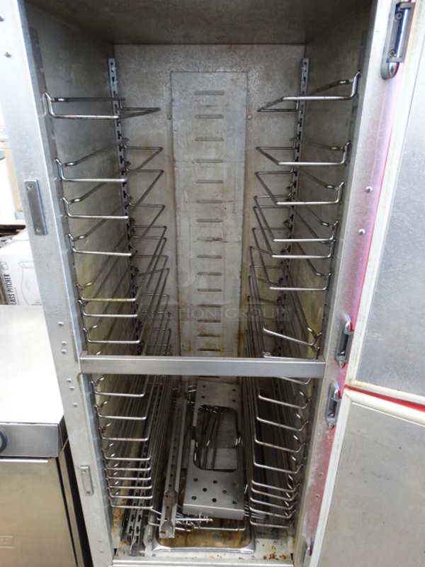 NICE! CresCor Metal Commercial 2 Half Size Door Proofer Holding Cabinet on Commercial Casters. 26x34x70. Cannot Test Due To Plug Style - Image 5 of 6