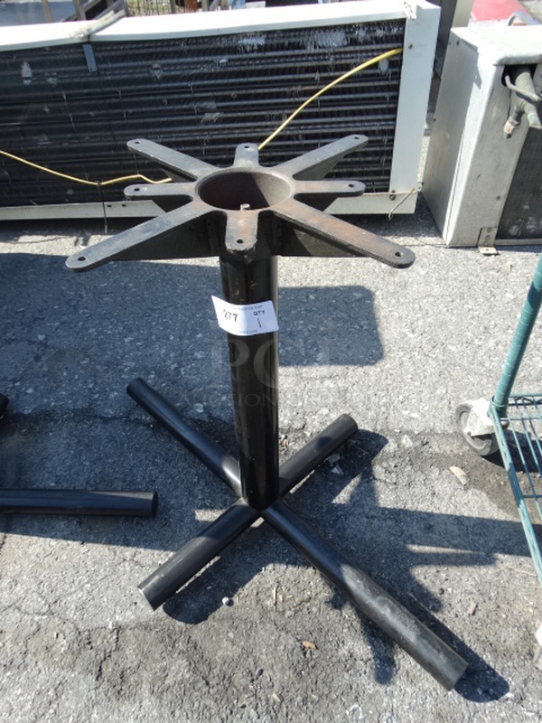 Black Metal Table Base. 36x23x28 - Image 1 of 3