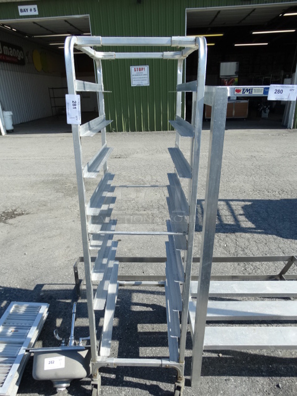 Metal Commercial Pan Transport Rack on Commercial Casters. 18.5x26x67 - Image 1 of 4