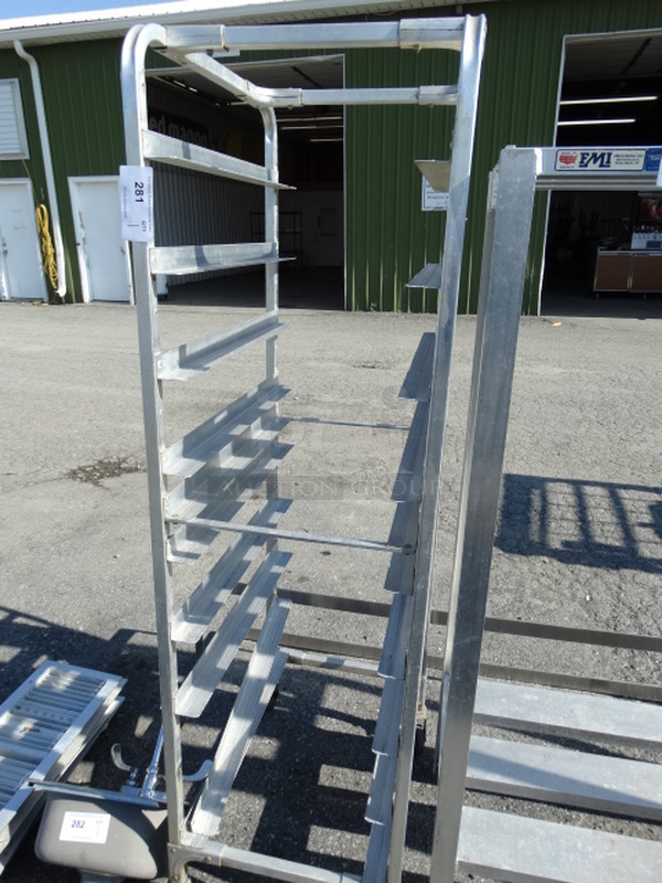 Metal Commercial Pan Transport Rack on Commercial Casters. 18.5x26x67 - Image 2 of 4