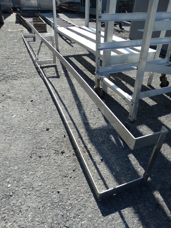 Metal Pot Rack. 132x10x12 - Image 2 of 4