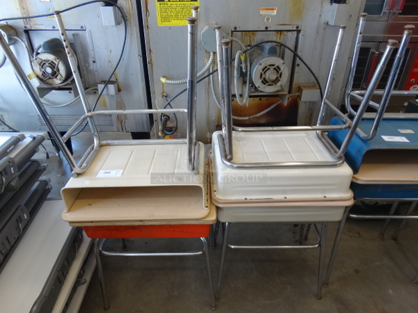 4 Metal Student Desks. Includes 24x18x24. 4 Times Your Bid! - Image 1 of 3