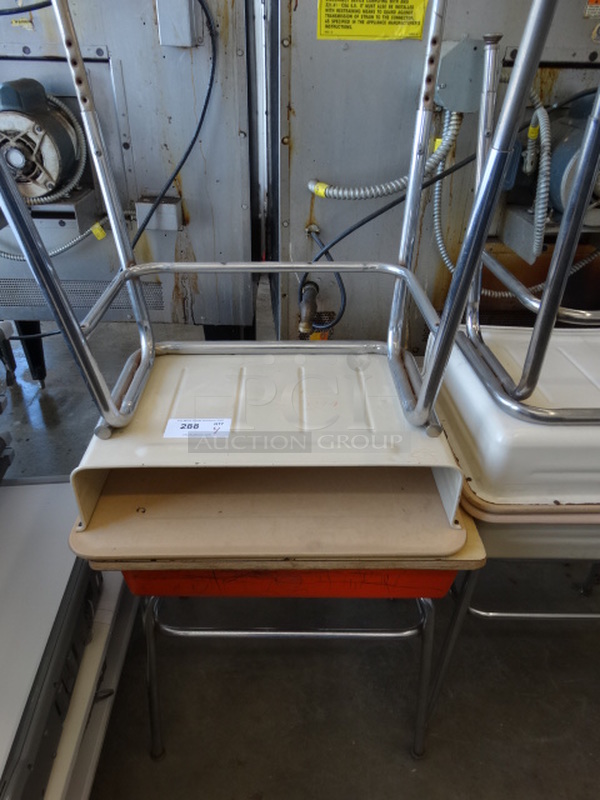 4 Metal Student Desks. Includes 24x18x24. 4 Times Your Bid! - Image 2 of 3