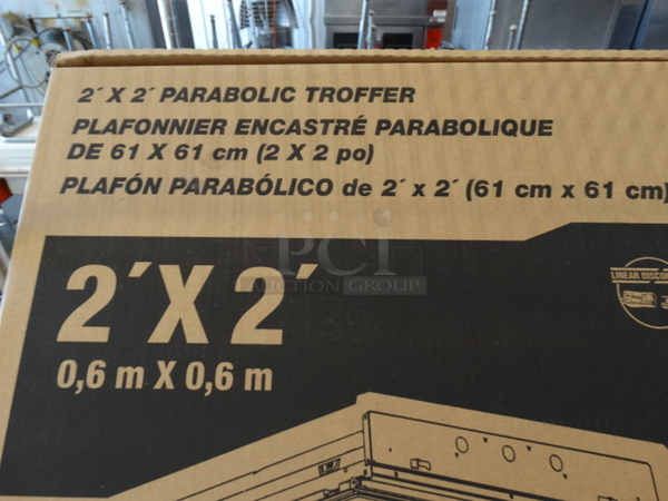 BRAND NEW IN BOX! 2'x2' Parabolic Troffer. 24x24x3 - Image 2 of 2