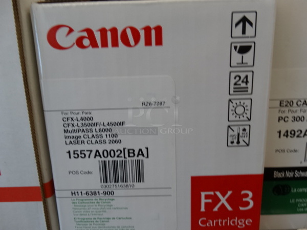 3 BRAND NEW IN BOX! Canon Ink Cartridges; FX3, E20 and 20. 3 Times Your Bid! - Image 5 of 6