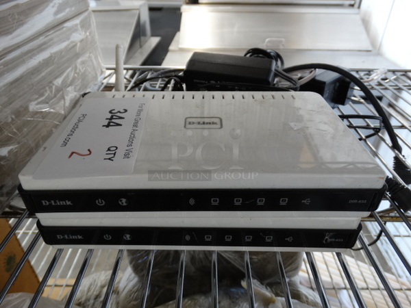 2 D-Link Model DIR-655 Routers. 7.5x5x1.5. 2 Times Your Bid!