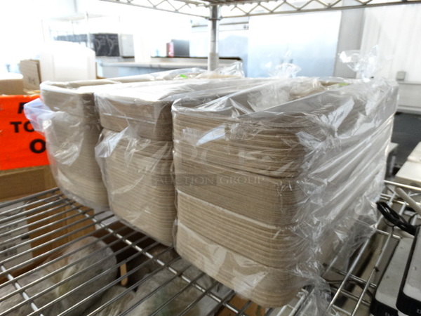 ALL ONE MONEY! Lot of 3 Bundles of Disposable Trays! 5.5x15x0.5 - Image 2 of 4