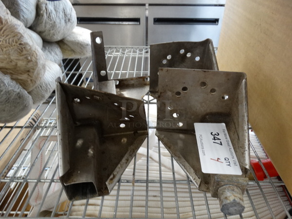 4 Metal Legs. 5x5x6.5. 4 Times Your Bid! - Image 1 of 4
