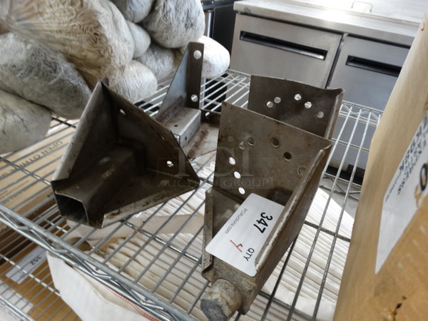 4 Metal Legs. 5x5x6.5. 4 Times Your Bid! - Image 3 of 4