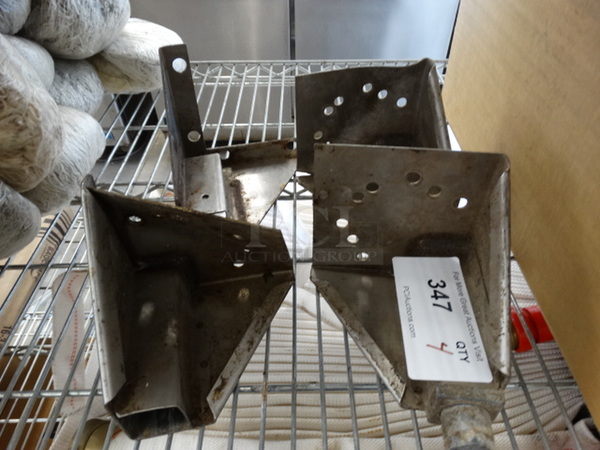 4 Metal Legs. 5x5x6.5. 4 Times Your Bid! - Image 4 of 4