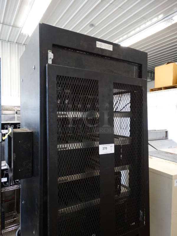 Black Metal theatre Switchboard Mark Series Case For Rack Units. Includes 2 SPI Q-2 Dimmer Modules. 28x23x87 - Image 2 of 12