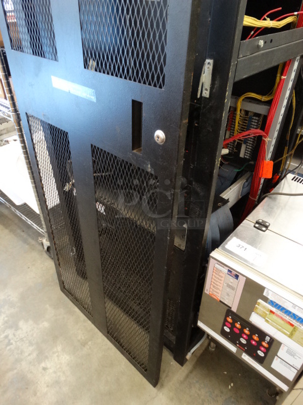 Black Metal theatre Switchboard Mark Series Case For Rack Units. Includes 2 SPI Q-2 Dimmer Modules. 28x23x87 - Image 5 of 12