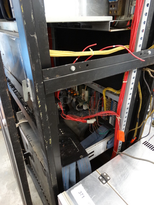 Black Metal theatre Switchboard Mark Series Case For Rack Units. Includes 2 SPI Q-2 Dimmer Modules. 28x23x87 - Image 7 of 12