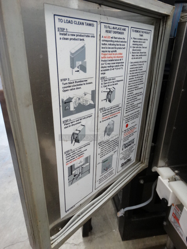 NICE! SureShot Stainless Steel Commercial Countertop Dairy Dispenser. 12x22x27 - Image 6 of 6