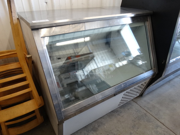 NICE! CustomCool Metal Commercial Floor Style Deli Display Case Merchandiser. 48x38x46. Tested and Powers On But Does Not Get Cold - Image 3 of 6