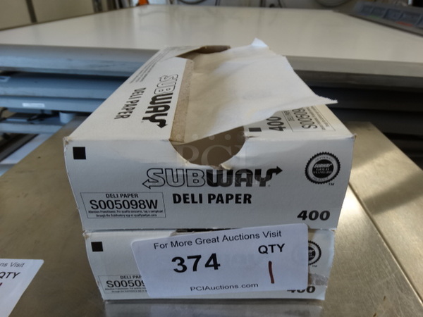 2 Boxes of Sandwich Wrap. 2 Times Your Bid!