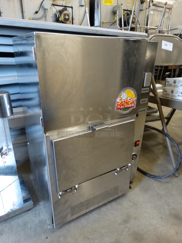 NICE! Fry D'lite Systems Model JVJ 1000120 Stainless Steel Commercial Countertop Electric Powered Ventless Fryer. 120 Volts, 1 Phase. 19x15x28 - Image 3 of 11