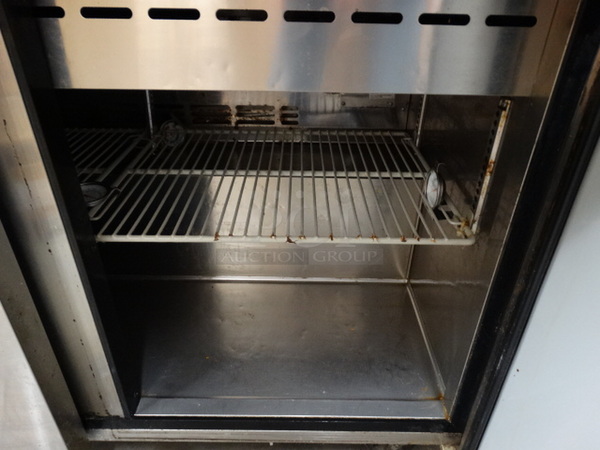 NICE! Turbo Air Model MST-48-18 Stainless Steel Commercial Sandwich Salad Prep Table Bain Marie Mega Top on Commercial Casters. 115 Volts, 1 Phase. 48x37x46. Tested and Working! - Image 7 of 10