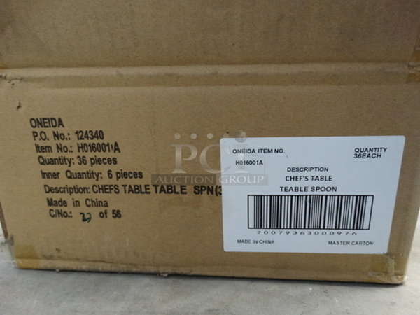 36 BRAND NEW IN BOX! Oneida Chef's Table Teable Spoons. 9.5". 36 Times Your Bid! - Image 4 of 4