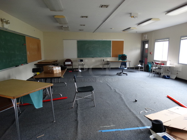 Modular Classroom w/ 2 Entrance Doors, 4 Windows, Closet and All Contents! BUYER MUST REMOVE. Item Is Located In Coatesville, PA - Winner Will Have Up To 2 Weeks To Remove. Address Will Be Given To the Winning Bidder After They Provide a Certificate of Insurance - Image 3 of 12
