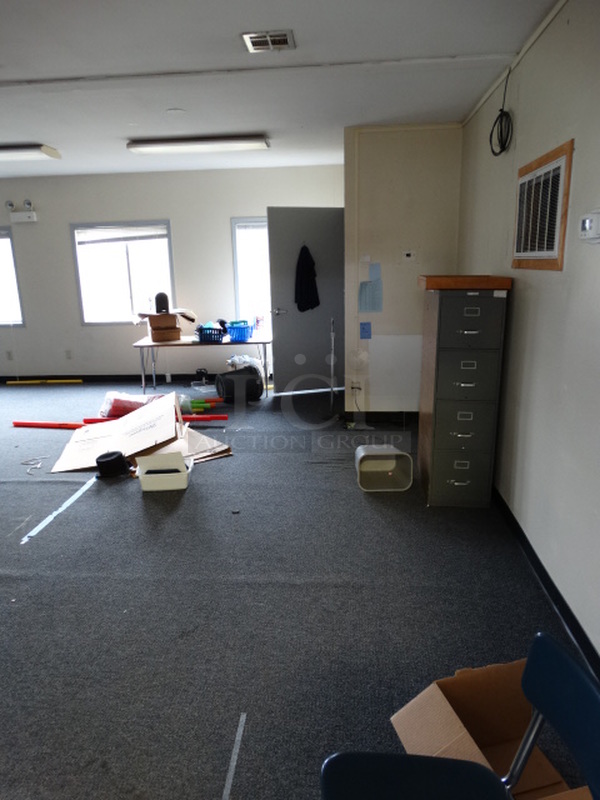 Modular Classroom w/ 2 Entrance Doors, 4 Windows, Closet and All Contents! BUYER MUST REMOVE. Item Is Located In Coatesville, PA - Winner Will Have Up To 2 Weeks To Remove. Address Will Be Given To the Winning Bidder After They Provide a Certificate of Insurance - Image 8 of 12