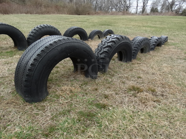 ALL ONE MONEY! Lot of 2 Tire Caterpillars; Includes 10 Tire Pieces. BUYER MUST REMOVE. Item Is Located In Coatesville, PA - Winner Will Have Up To 2 Weeks To Remove. Address Will Be Given To the Winning Bidder After They Provide a Certificate of Insurance - Image 2 of 11