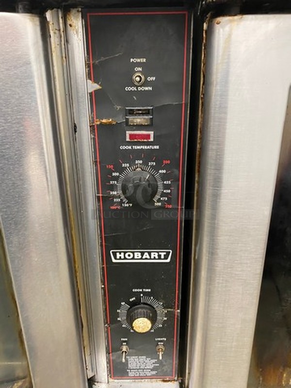 GORGEOUS! Hobart Stainless Steel Commercial Gas Powered Full Size Convection Oven w/ View Through Doors, Metal Oven Racks and Thermostatic Controls on Metal Legs. 40x32x58 - Image 5 of 5