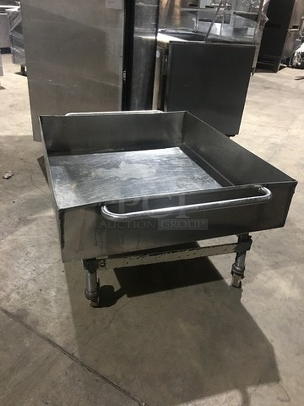 All Stainless Steel Mixing Tub! On Stand With Casters!  - Image 2 of 8