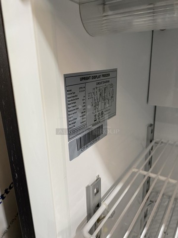 BRAND NEW IN THE BOX! Beverage Air One Glass Door Counter Top Freezer Merchandiser! Model CTF-3! 115V 1 Phase!   - Image 3 of 8
