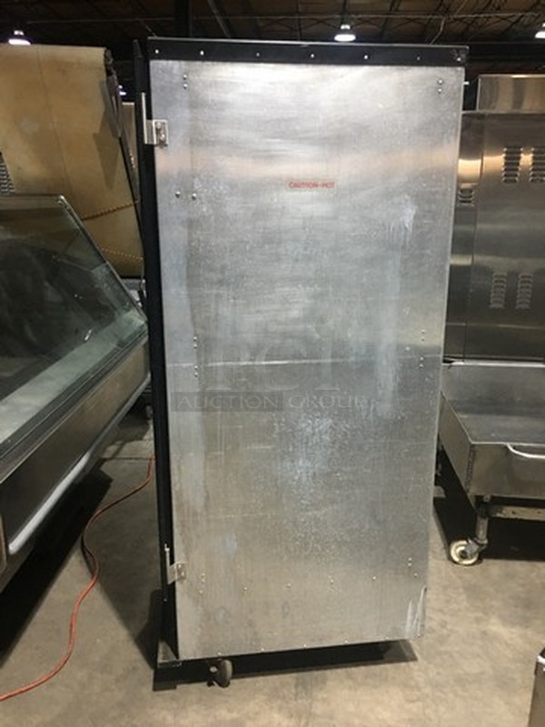 Aluminum Food Holding Cabinet With See Through Door! On Casters!  Holds Full Size Sheet Pans! - Image 2 of 7