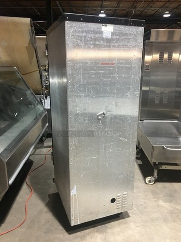 Aluminum Food Holding Cabinet With See Through Door! On Casters!  Holds Full Size Sheet Pans! - Image 3 of 7