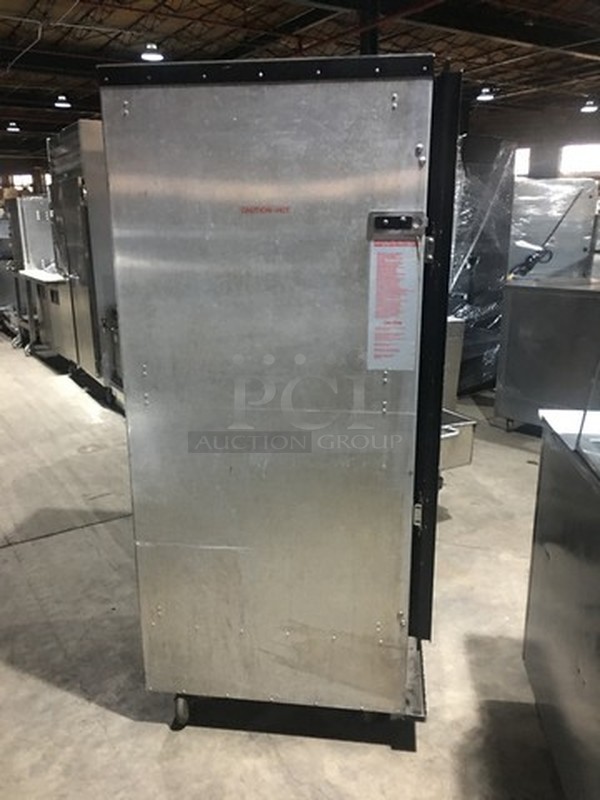 Aluminum Food Holding Cabinet With See Through Door! On Casters!  Holds Full Size Sheet Pans! - Image 4 of 7