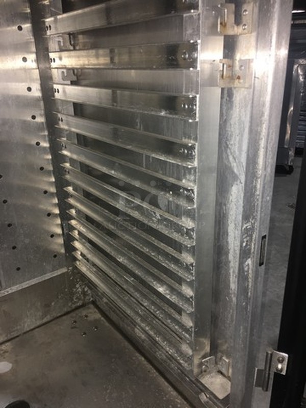 Aluminum Food Holding Cabinet With See Through Door! On Casters!  Holds Full Size Sheet Pans! - Image 6 of 7
